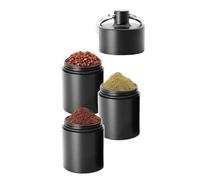 Pill Dispenser, Waterproof Aluminium Dispenser with Multiple Compartments, Daily Pill Box and Personal Storage, for Dietary Supplement, Spices, School, Outdoor, Travel, Camping, Hiking, Fishing, S