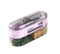 Pill Divider, Adjustable Accessories for Cutting - Travel Tablet Divider - for Seniors, Patients, Caregivers, Travel, Office, Weekly Planning and Family Care
