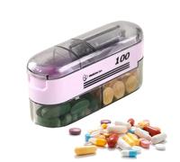 Pill Divider - Adjustable Accessories for Medicine Cutting, Tablet Cutter, for Seniors, Patients, Caregivers, Travel, Office, Weekly Planning and Family Care