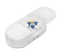 Pill Divider Cutter, Portable Pill with Cutter, Portable Pill Cutter with Integrated Pill Storage Chamber for Cutting the Toughest Pills