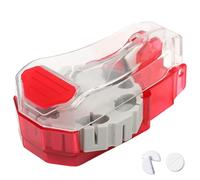 Pill for Small or Large Pills Tablet Cutter Cut in a Half Pill Splitter Cuts up to 14 Different Shaped Pills or Vitamins with Self-Retracting Cutter..