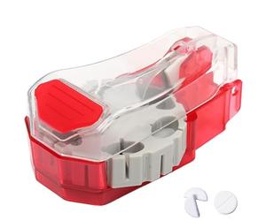 Pill for Small or Large Pills Tablet Cutter Cut in a Half Pill Splitter Cuts up to 14 Different Shaped Pills or Vitamins with Self-Retracting Cutter