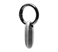 Pill Holder Key Chain - Tiny Pill Case Keychain | Waterproof Titanium Tablet Container | Small Waterproof Pill Case Container and Convenient Carabiner Clip | Medicine for Travel Daily Medication