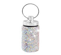 Pill Holder Keychain, Pill Keyring, Metal Pill Case, Waterproof and Portable Pill Box Holder for Handbag for Men and Women, Pill Organizer Lambo