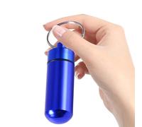 Pill Holder | Pill Case |Small Waterproof Container for Aspirin Tablets | Portable Pocket Purse Pill from Metal, Waterproof for Better Organization
