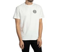 Deus Ex Machina Mens Vintage White Small Logo T-Shirt