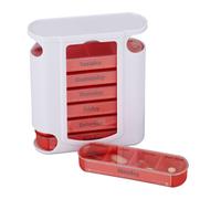 Pill organiser 4 Compartments Lightweight Weekly Pill Dispenser Travel Pill Case