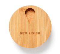 Eco Pill Organiser | 11x11x3cm Bamboo 7 Day Pill Box | Tablet Container | Eco Product | Revolving Magnetic Top | 7 Day Pill Box