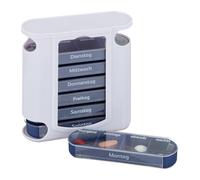 Pill organiser Lightweight Weekly Pill Dispenser Travel Pill Case 4 Compartments