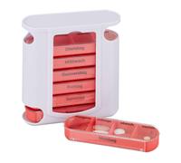 Pill organiser Lightweight Weekly Pill Dispenser Travel Pill Case 4 Compartments