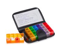 Pill organiser Travel Medicine Organizer Compact 4 Compartments Pill Dispenser