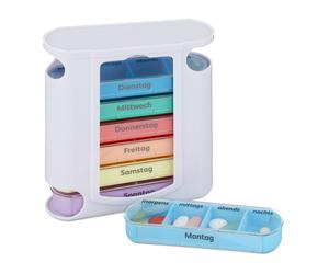 Pill organiser Weekly Medication Organizer Daily Dose Container Lightweight