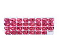 Pill Organizer 2pcs 31 Grids Pill Box Case Container Organizer Travel Pill Case Storage Box One Month Pill Medicine Dispenser Tablet Container