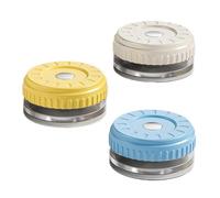 Pill Organizer | 3 Pieces Transparent Self-Closing Medication Container | Travel and Storage - For Home, Work, Travel, Apartment, School, Men and Women