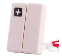 Pill Organizer - Foldable Travel Magnetic Pill Case | 7-Day Weekly Pill-Organizer Portable | Seven Compartment Design | for Purse Pocket Medication Supplements Liver Oil Dustproof Bpa Free