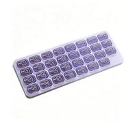 Pill Organizer Monthly - 31-Day Medication Organizer - Personal Pill Cases | for Adults Seniors Caregivers Daily Routine Home Office Travel Vacation Business Trip Camping Gym