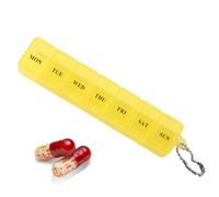 pill organizer - pill box | Pillbox for Vitami | medication storage | supplement box | Clear Travel pills case | Dustproof ill Mini tablet cases Sorter, Stylish Medicine pouch for Travel, Medication,