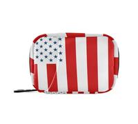 Pill Organizer Travel Pill case for Purse United States Civil Flag