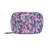 Pill Organizer Weekly Camo Zipper Pill Case for Travel Medication Container Pills Box 7 Day Denim Blue
