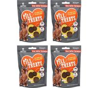 Pill Pockets for Dogs Bundle (4x80g) - Beef Flavoured Pill Assist for Small/Large Dogs, Grain Free, Pill Treats + Koala Pets Dog Poo Bags