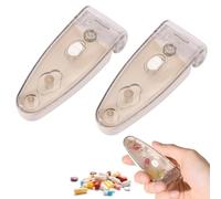 Pill Popper for Blister Packs, Portable Blister Pack Opener for Elderly, Disabled & Weak Hands, Easy Pill Extractor & Travel Medicine Organizer