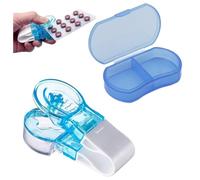 Pill Popper for Blister Packs & Small Pill Organizers - Easy to Use Pill Dispenser for Elderly & Arthritis, Portable Single-Press Tablet Opener, No-Touch Medication Aid Tool