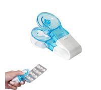Pill Popper & Tablet Opener for Blister Packs, Portable Pill Splitter & Dispenser Storage Box, Elderly Tablet Assistance Tool (1)