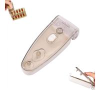 Pill Poppers Tool for Blister Packs, Portable Pill Remover Tool with Storage Box, Compact Medicine Organizer Case, No Contact Tablet Taker for Travel and Daily Use (Grey 1pcs)
