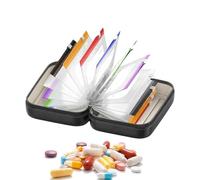 Pill Pouch - 14 Color-Coded Waterproof Medicine Bags | Pill Pouch Organizer - for Men Women Supplement Travel Fish Oils Daily Home Work