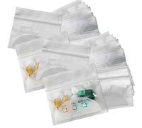 Pill Pouch Bags - (Pack of 400) 3" x 2.75" - BPA-Free, Poly Bag Disposable Zipper Pills Baggies, Daily AM PM Travel Medicine Organizer Storage Pouches, Best Clear Reusable with Write-on Labels
