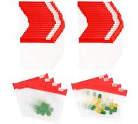 Pill Pouch Bags,Small Plastic Bags,Small Ziplock Bags,48PCS Resealable Plastic Bags,Zip Lock Bags Small,Small Bags,Small Sealable Plastic Bags,Pill Bag,Resealable Pouches,Sealable Bags for Packaging