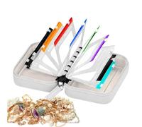 Pill Pouches for Travel Waterproof Weekly Storage with 14 Color-Coded Bags