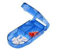 Pill Separator Travel Cup Tablets Multipurpose Tool Portable Heavy Duty Medicine Seals Storage Vacation Office Bag Pharmacy Organization Health Practical