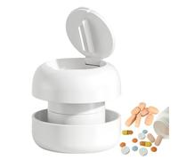 Pill Splitter for Precision Splitting, Precision Pill Cutter for Small, Precise Y Splitter, Stainless Steel Cutter, Shredders, Co