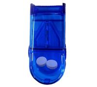 Pill Splitter - Portable Tablet Cutter, Cutting Pill Breaker | Storage-Friendly Medical Storage with Removable Compartment, Precision Cutting Edge for Easy Swallowing, Wi