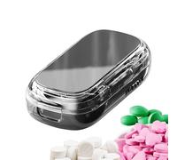 Pill Splitter - Portable Tablets Slicing Tool - Weekly Pill Cutting Organizer for Home Business Travel Hospital School Camping Work Nurses Adults Elderly