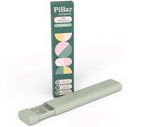 Pillar 7 Day Pill Box | BPA-Free Wheat Straw Pill Organiser | Beautiful Tablet Organiser for Travel and Home (Sage Green)