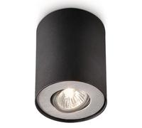 PILLAR BLACK CEILING LIGHT TUBE SPOT 1X GU10 915001807703