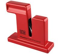 Taylor’s Eye Witness Chantry Knife Sharpener - Pillar Box Red Manual Kitchen Knife Sharpener. Sharpens Plain or Serrated Knife Blades. Requires No Batteries or Mains Electric. UK Craftsmanship.