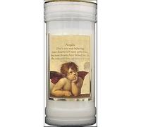 Pillar Candle Guardian Angel Religious Candle Prayer