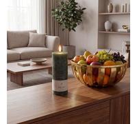 Pillar Candles Decorative Unscented | Mallina Cylindrical Candles | Green Home Decor | Handmade Candles Gifts for Women | Table Centerpiece 6x15cm