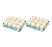 Pillar Candles (Ivory Tray 12) (Pack of 2)