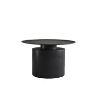 Pillar Coffee Table Low Burnt Black