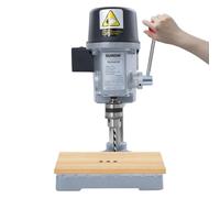Pillar Drill Mini Drill Press Precision Benchtop Drilling Machine Elecric Portable Table Driller Corded, Chuck Metal Wooden DIY Jewelry Making Crafts Tool 5158A, 340W, 3-Level Speed Adjustment