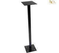 Pillar Mount For Post Box, Letterboxes, Mailboxes - Rustproof Weatherproof Black Stand For Outside Free Standing