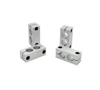 Pillar Parallel Clamp With The Same Diameter Optical Axis Fixing Steel Pipe Round Frame Connector IDGTTLDF(6-6 hole spacing 15)