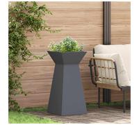 vidaXL Pillar Planter Anthracite 35 x 35 x 73 cm