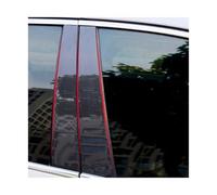 Pillar Post Door Side Cover Trim Column B C Decoration Stickers For Mitsubishi L200 For Triton 2005 2006 2007 2008-2014 Polished Pillar Posts(Carbon Fiber Look)