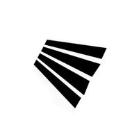 Pillar Post Door Side Cover Trim Column B C Decoration Stickers For Mitsubishi L200 For Triton 2005-2014 HRQCTIM