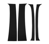 Pillar Post Trim High Strength PC Gloss Black Door Window Pillar Cover Sticker 4pcs Set for Chevrolet Silverado Sierra 1500 2500 3500 1994 2001 Models